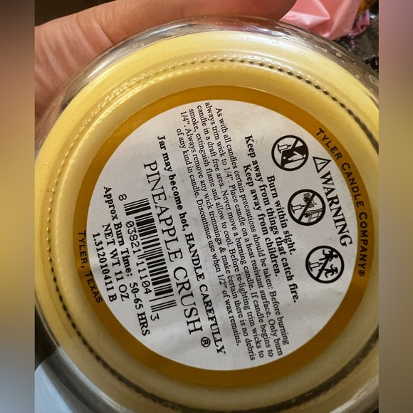 BRAND NEW Tyler candle company candle. Pineapple crush. - Picture 5 of 5